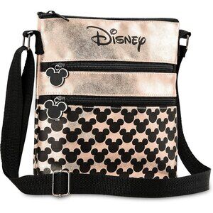 Women Glod Mickey Mouse Minnie Disney Teenager Shoulder Bag,